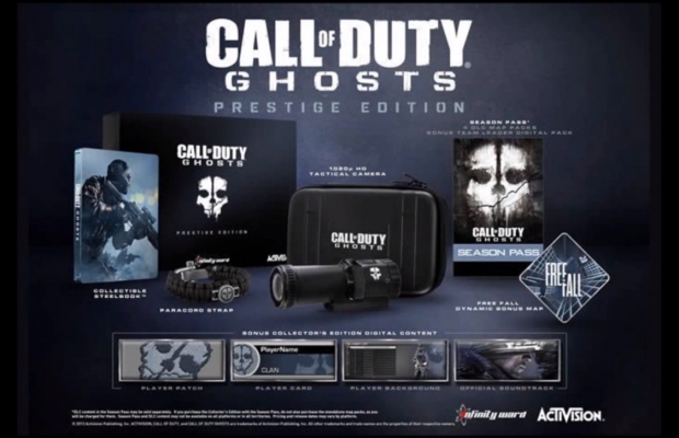 Call of Duty Ghosts Prestige and Hardened Edition leaked