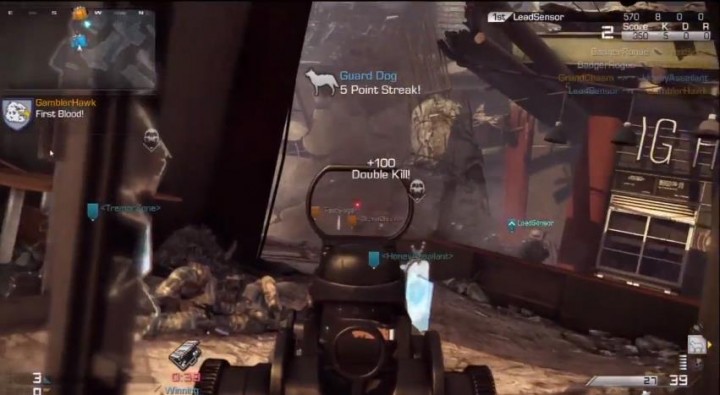 CoD:ゴースト:新マルチプレイ動画!新PERK、ストリーク、モード、膝スライディングなど