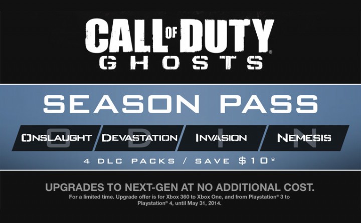 CoD ゴースト:IW、全4弾のDLCマップパック名称を正式公開、第1弾は1/28?