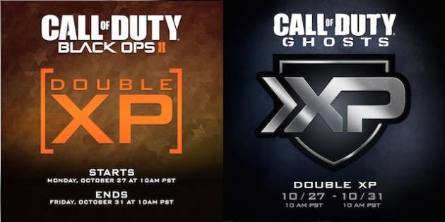 『Call of Duty: Ghosts（コールオブデューティー：ゴースト）』&『Call of Duty:Black Ops 2（コールオブデューティー ブラックオプス 2）』ダブルXP