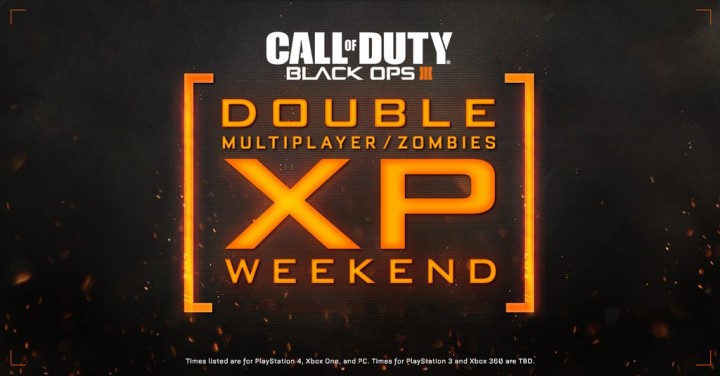 CoD:BO3:マルチとゾンビのダブルXP、1月30日3時より開催