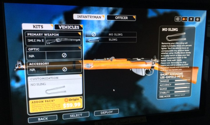 BF1:フェイク?武器やビークルのカスタマイズ画面などが“自称”リーク