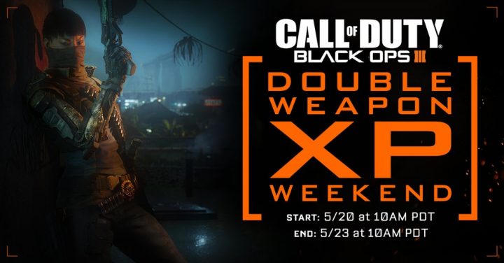 Reminder | CoD:BO3:武器ダブルXP(経験値2倍)、間もなく開催
