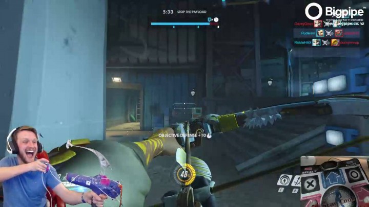 オーバーウォッチ とんでもない一体感 弓でハンゾーを操作するプレイヤーが登場 Eaa Fps News イーエーエー いえぁ