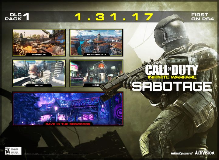 CoD:IW:第1弾DLC「SABOTAGE」は1月31日配信、日本語版トレーラー公開
