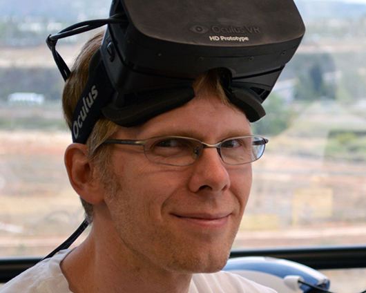 Oculus移籍当時のカーマック氏