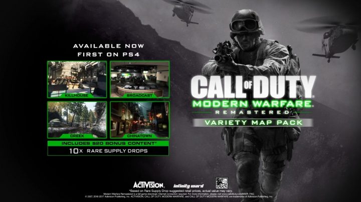 CODMWR-DLC-key-Call of Duty Modern Warfare Remastered Variety Map Pack Trailer