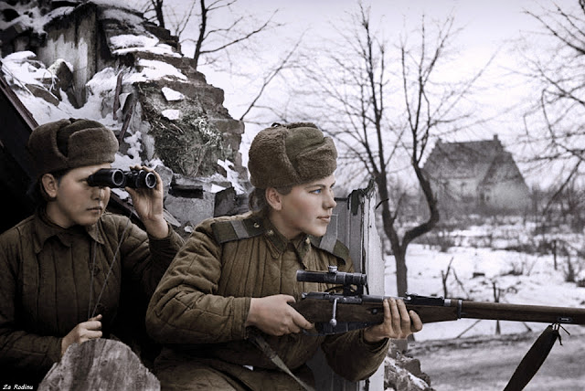 CoD:WWII： マルチプレイヤーへ「女性兵士」登場確定 Soviet Female Snipers in the 1940s 2
