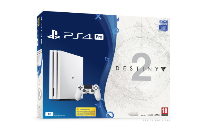 Destiny 2： PS4 Proの新色「グレイシャーホワイト」が発表、ソフトとセットの同梱版が9月6日に北米と欧州で限定発売