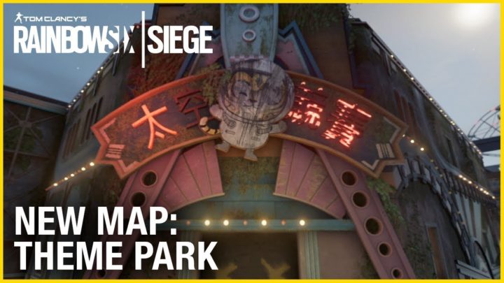 レインボーシックス シージ:新マップ「Theme Park」のティザー映像公開、ジェットコースターで遊ぶタチャンカ卿の姿も