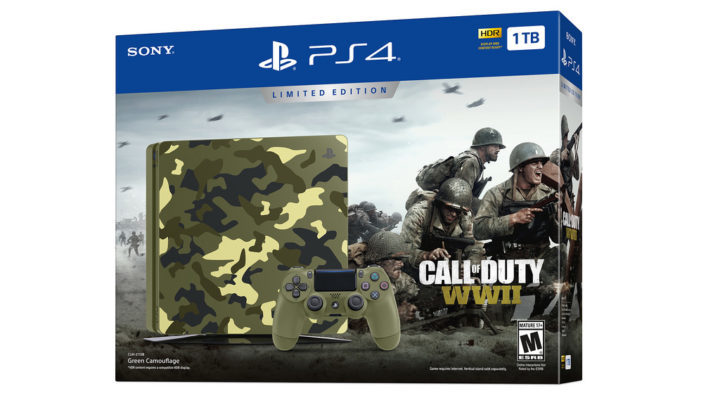 『CoD:WWII』PS4限定バンドルの発売決定