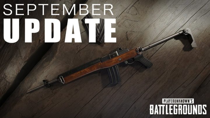 PUBG: 9月のアップデート配信、新武器「Mini-14」や新天候「霧」の追加、グレネードや武器の調整など