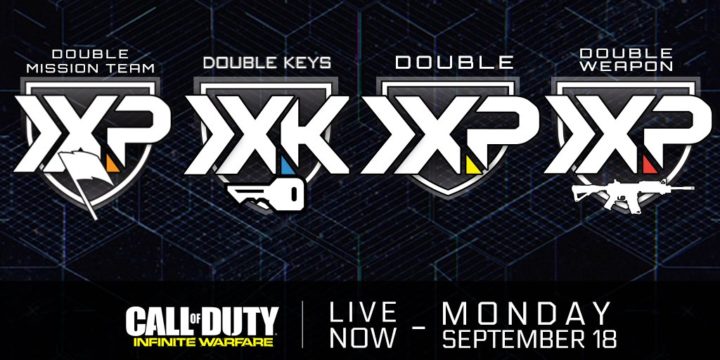 CoD:IW:第4弾DLC「Retribution」にて4つのダブルイベントが一挙開催中