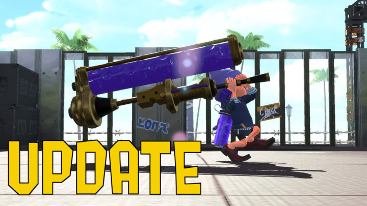 スプラトゥーン2:新ブキ「ダイナモローラーテスラ」が追加されるデータ更新、10月28日午前11時実施