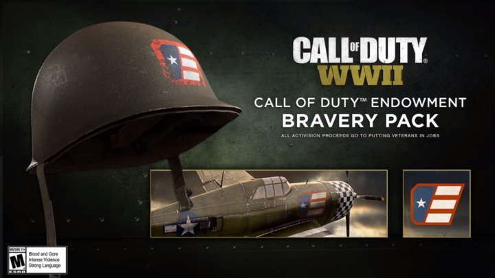 CoD:WWII： ヘルメットやエンブレム入りの“Bravery Pack”販売開始、売上はすべて寄付（海外）