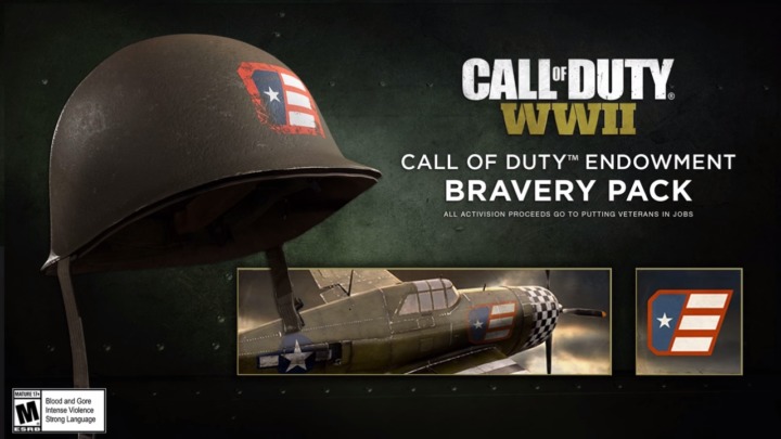 CoD:WWII: ヘルメットやエンブレム入りの“Bravery Pack”販売開始、売上はすべて寄付(海外)