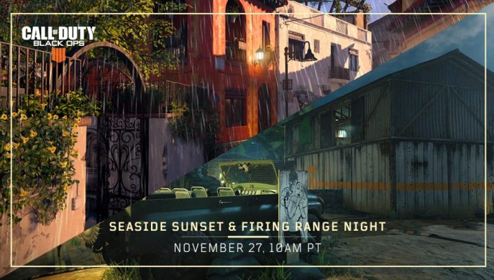 CoD:BO4：新マップ「Firing Range Night」と「Seaside Sunset」を配信（全機種）