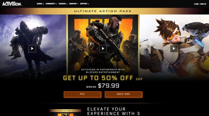 『CoD:BO4』×『Destiny 2』×『オーバーウォッチ』のセット“‘Ultimate Action Pack”が79ドルで登場（海外）