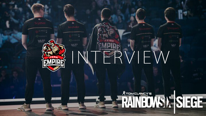 R6PL：R6インビテーショナル2019 Team Empire Karzheka選手インタビュー「世界一のチームになる」