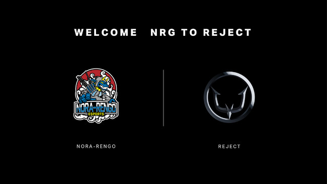 野良連合NRGがプロeスポーツチーム"REJECT"へ移籍、シージ部門創設へ