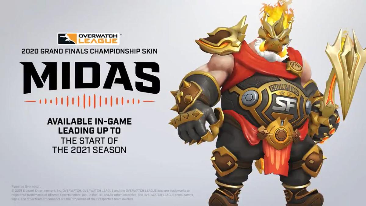 オーバーウォッチ ロードホッグのチャンピオンシップスキン Midas Roadhog がblizzconline Day2にて公開 Eaa Fps News イーエーエー いえぁ