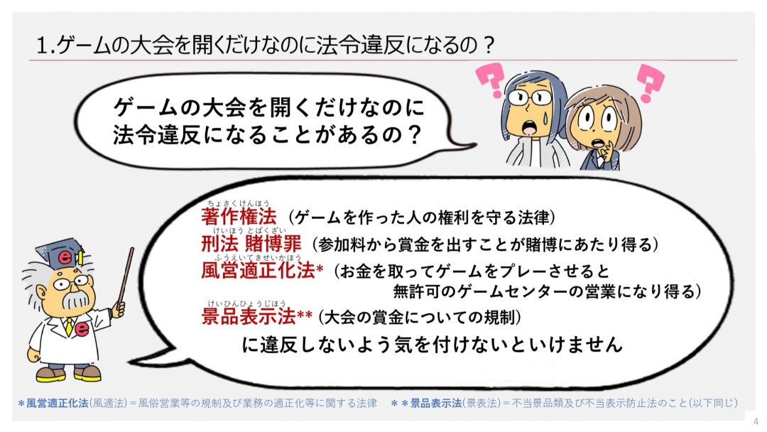 Jesu Eスポーツ大会で注意すべき法規制などまとめた かんたんeスポーツマニュアル 公開 Eaa Fps News イーエーエー いえぁ