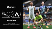 エーペックスレジェンズとサッカーゲーム『FIFA 22』のコラボ実現、レジェンド3人のモチーフキットなどアイテム10種が期間限定で発売中