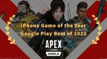 『APEXモバイル』が「今年のベストiPhoneゲーム」、Google Playアメリカの「ベストゲーム2022」「ユーザー投票大賞」トリプル受賞達成