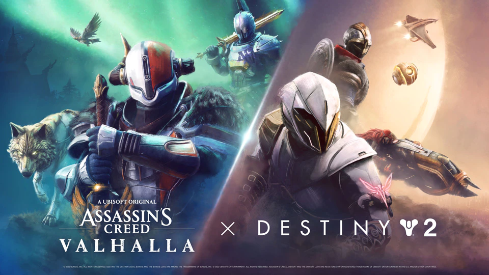 Destiny 2：12月7日から『アサシンクリード ヴァルハラ』とコラボが開始、アサクリテーマの装飾がゲーム内に登場