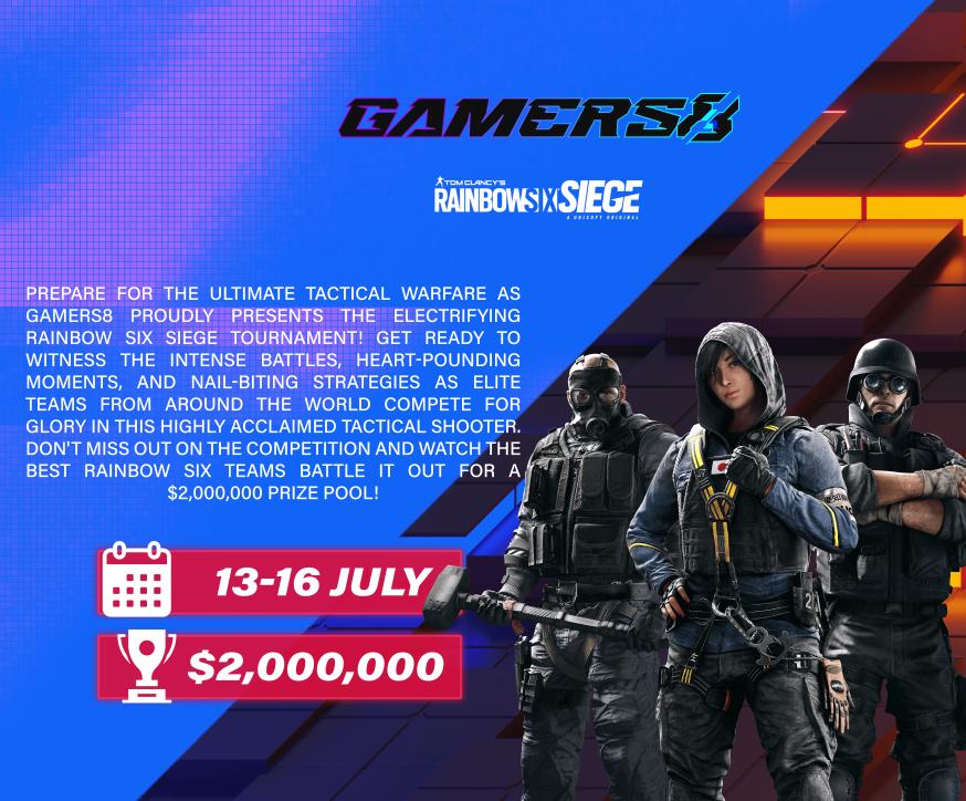 レインボーシックス シージ：日本チームCAGも出場、サウジアラビア超高額賞金大会"Gamers8"シージ部門が7月13日開幕！