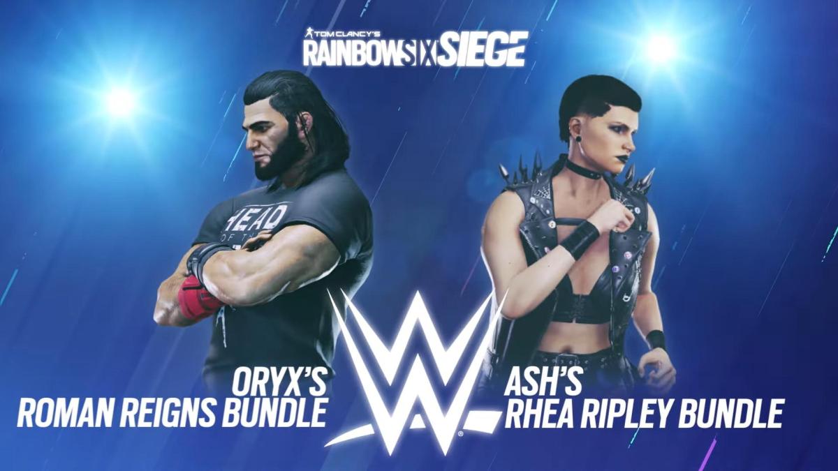 レインボーシックス シージ：WWEとのプロレスコラボ第2弾！Oryxがロマン・レインズに、Ashがリア・リプリーに変身