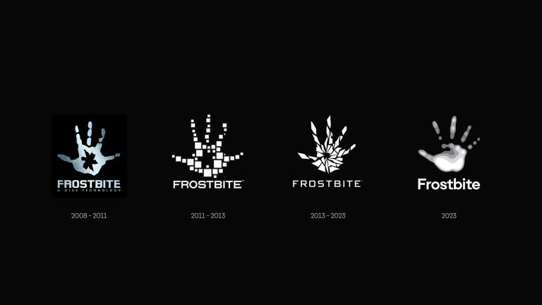 「Frostbite」エンジンのこれまでのロゴ