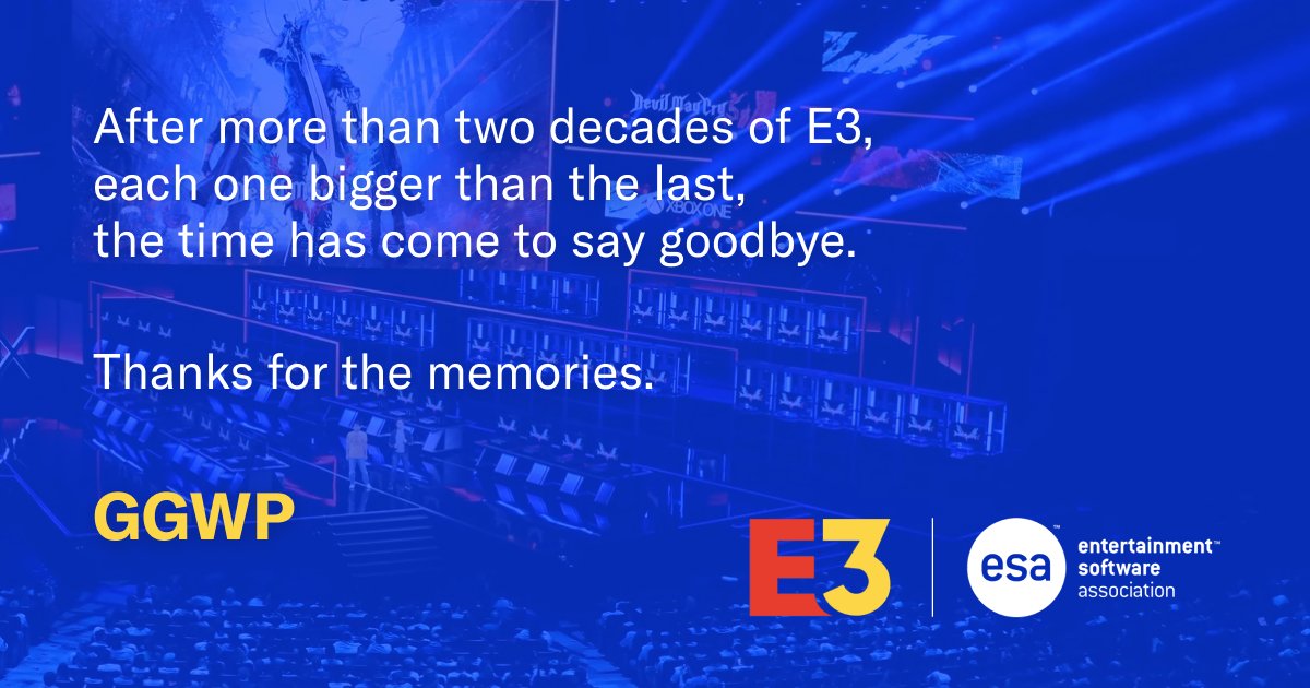 「E3」の終了が正式発表、20年以上の歴史がある北米最大ゲーム展示会に幕が下りる