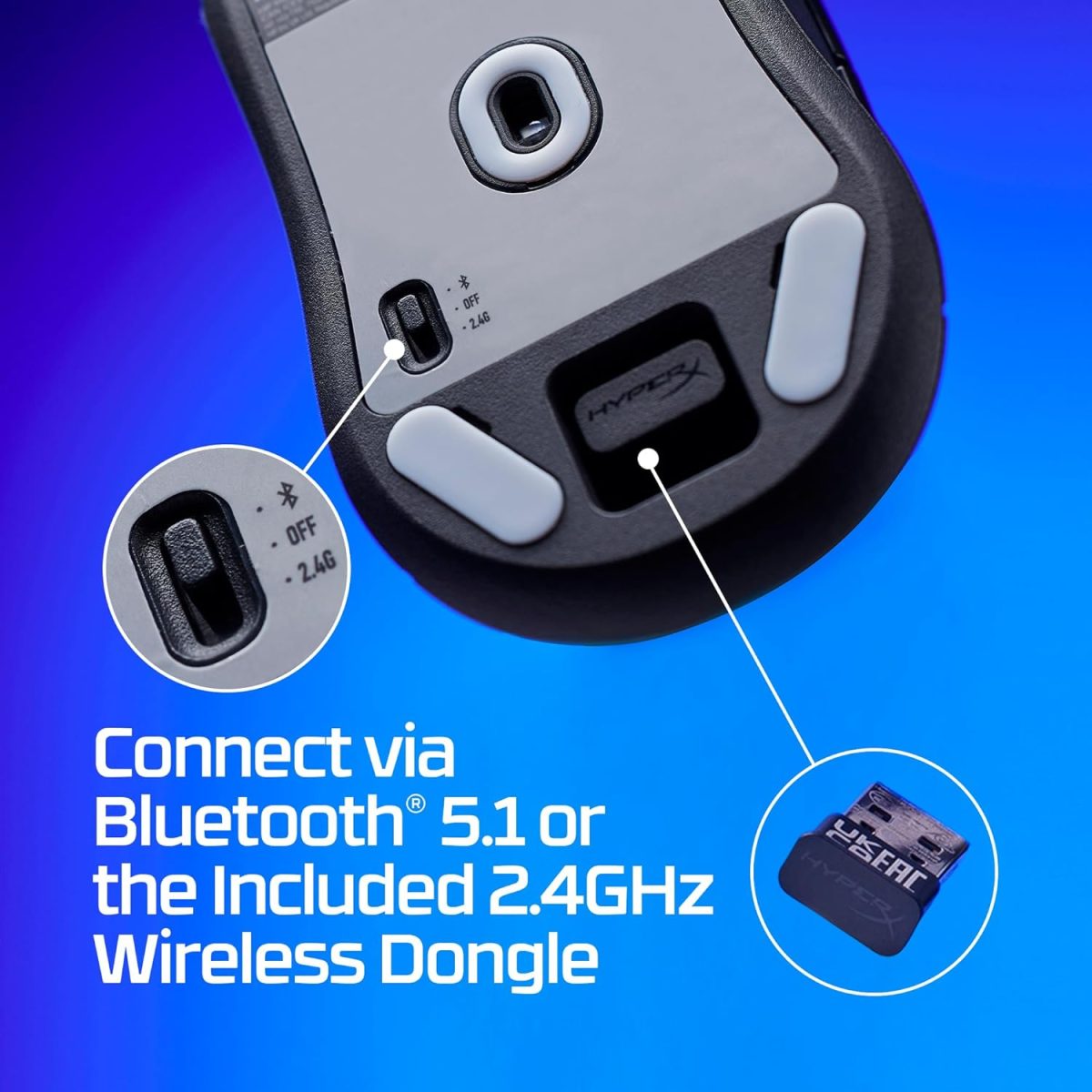 HyperX：59グラムの最新軽量マウス「HyperX Pulsefire Haste 2 Mini Wireless ゲーミング マウス」国内販売開始、デュアルワイヤレス接続に対応しPulsefire Haste 2から16％小型化 71jOjwI6H6L. AC SL1500